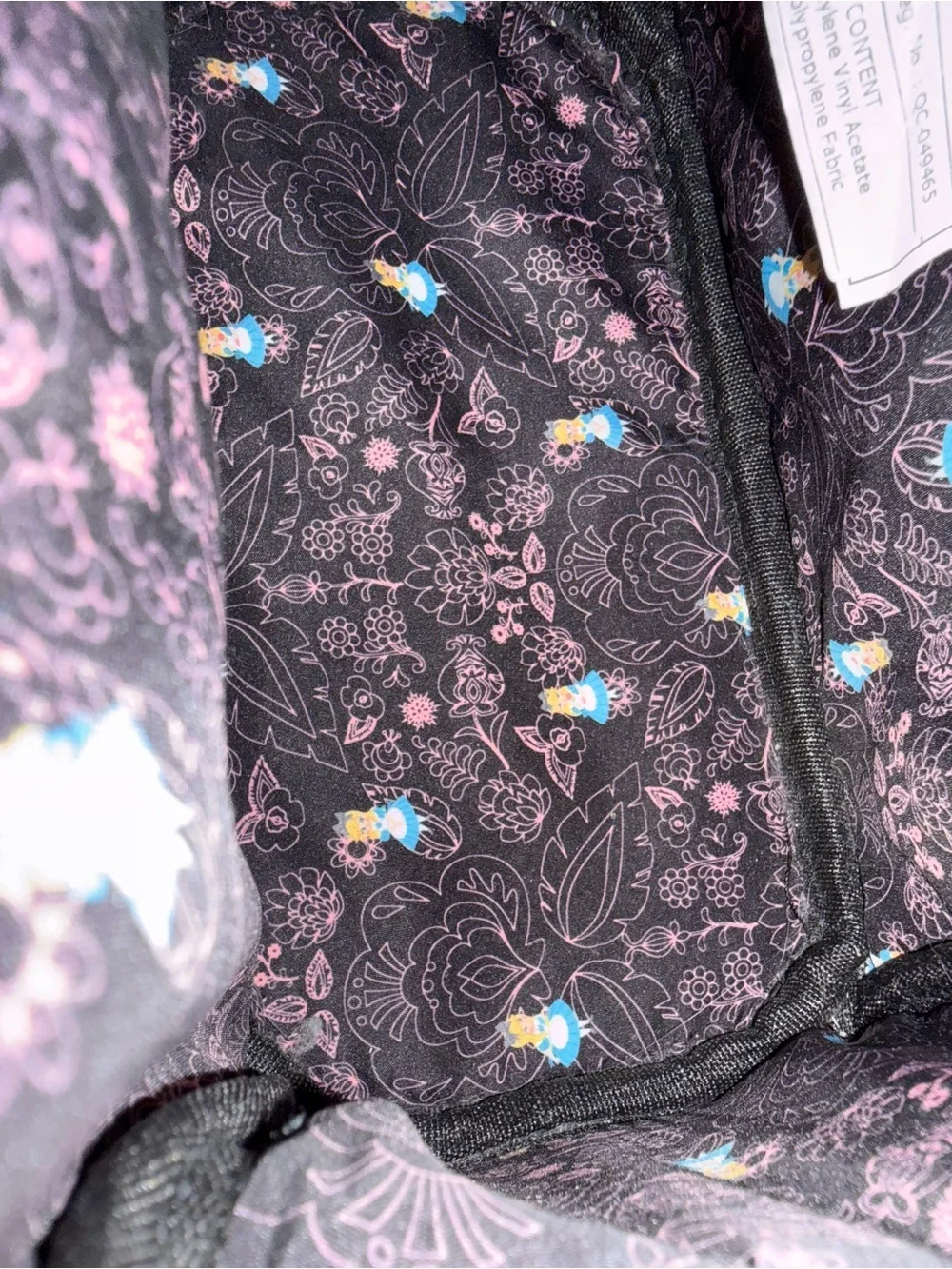 Loungefly Disney Alice in Wonderland Characters Floral Mini Backpack,